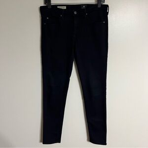 AG Adriano Goldschmied Pants Size 29 R Black The Legging Super‎ Skinny Ankle